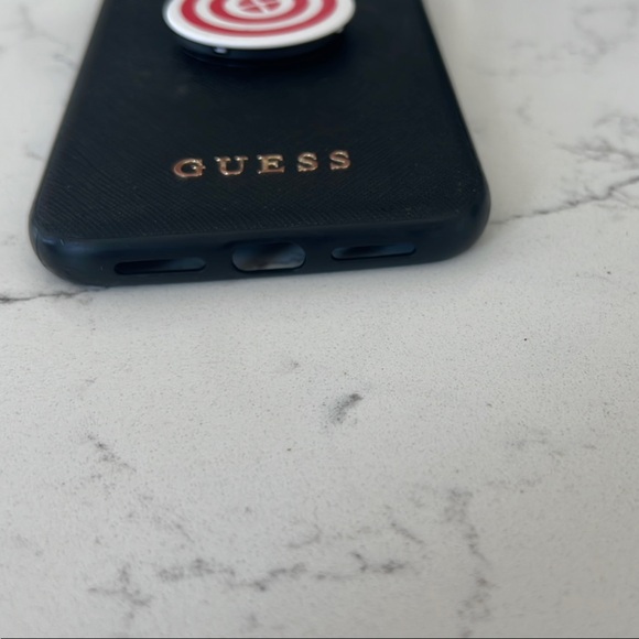 GUESS Black and Red Phone Case with Target Design - Picture 6 of 9